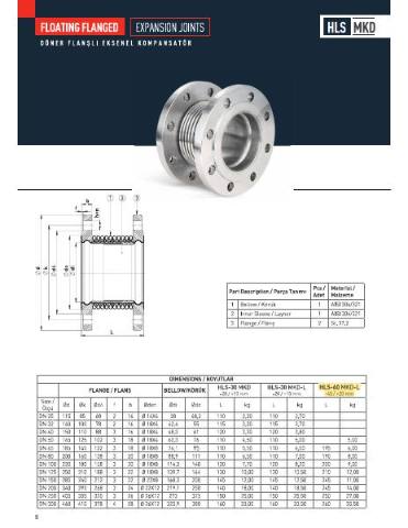 Hels Floating Flanged Expansion Joints catalog cover